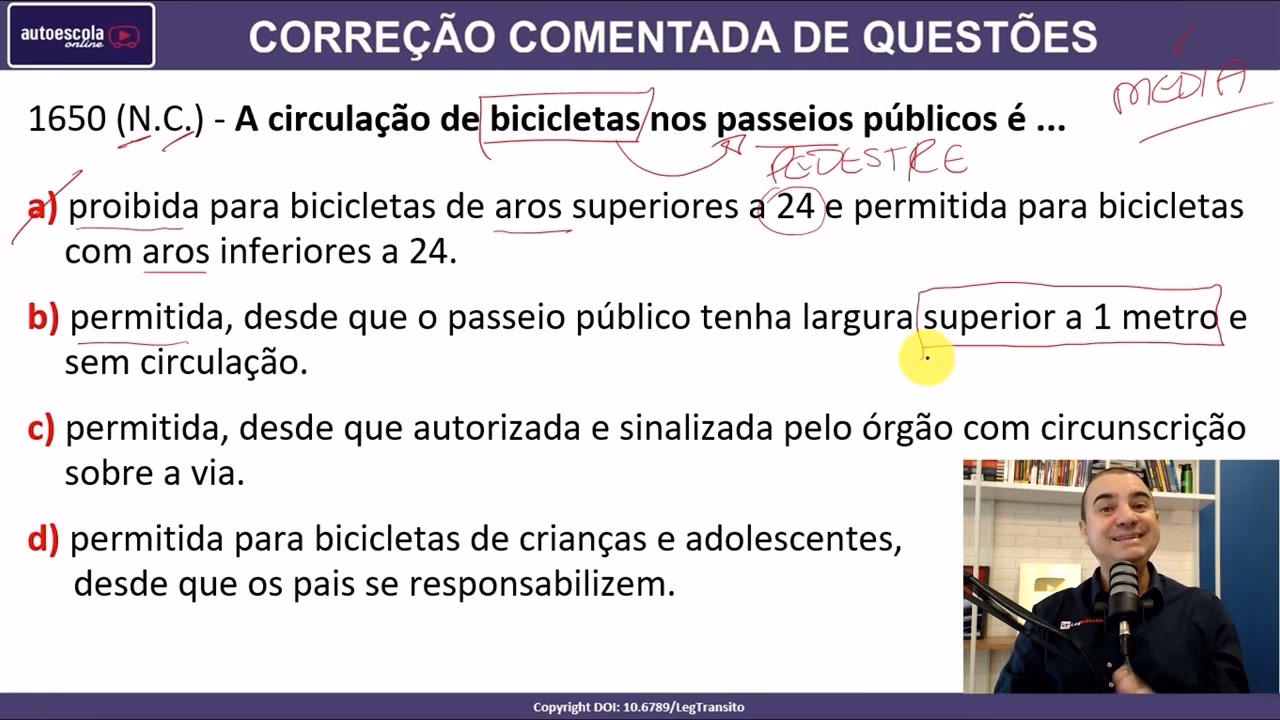 Pode andar de bicicleta no passeio público?