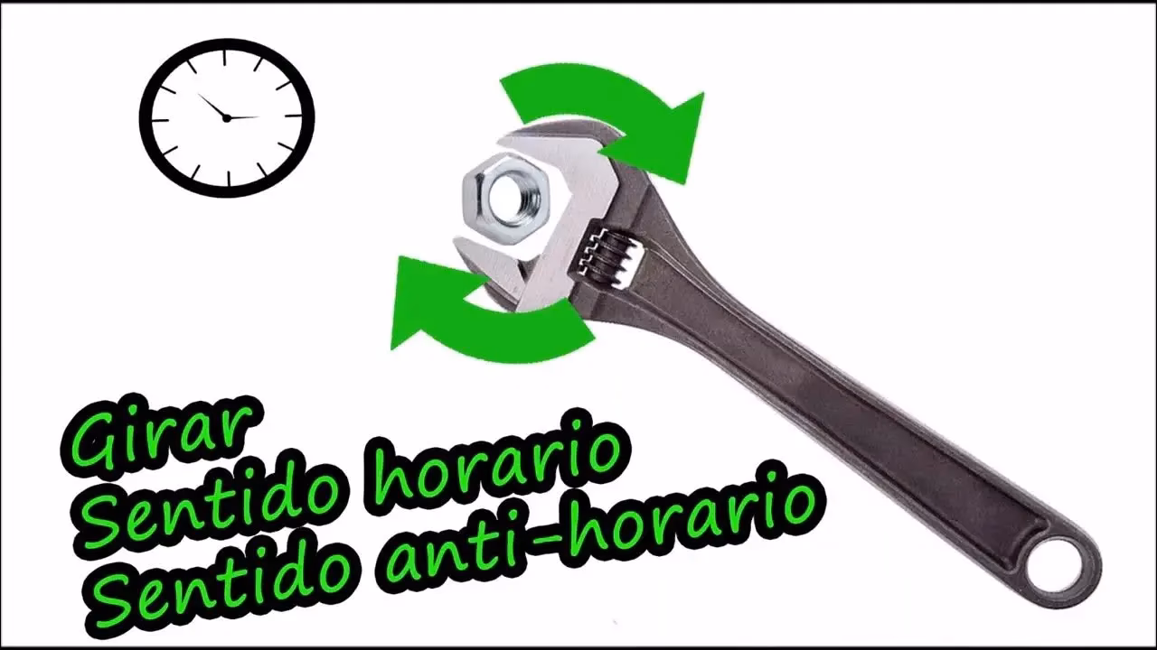 ¿En qué sentido se debe desatornillar una tuerca?