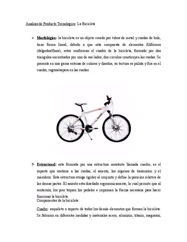 ¿Cómo se realiza el análisis de un producto tecnológico?