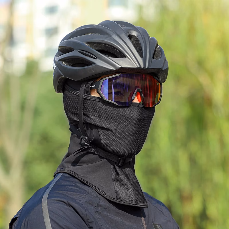 Why do cyclists wear balaclava?