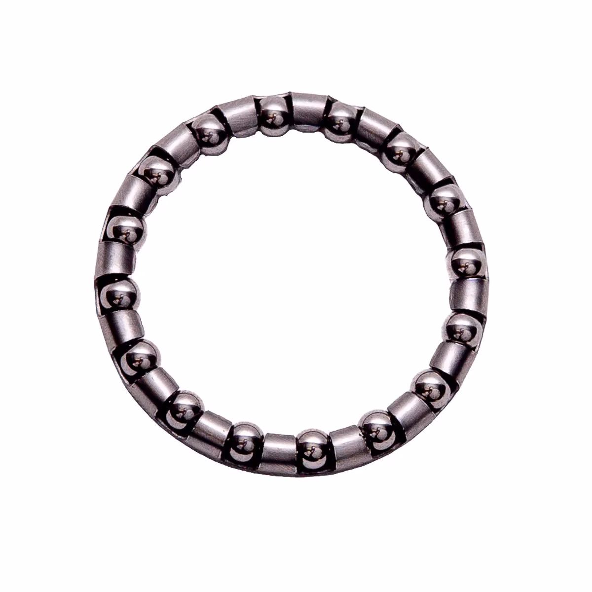 ¿Cuántos balines lleva la llanta trasera de una bicicleta?