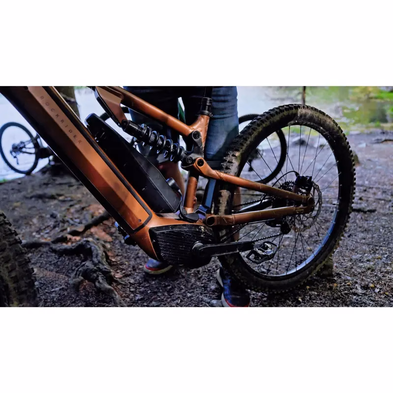 What size wheels are on the Rockrider ST100?