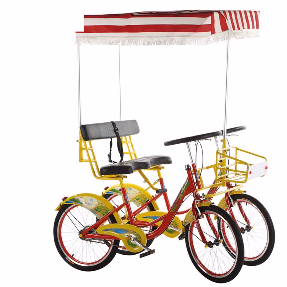 ¿Cómo se llaman las bicis de cuatro llantas?