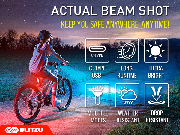 Can you ride a bike at night with lights?