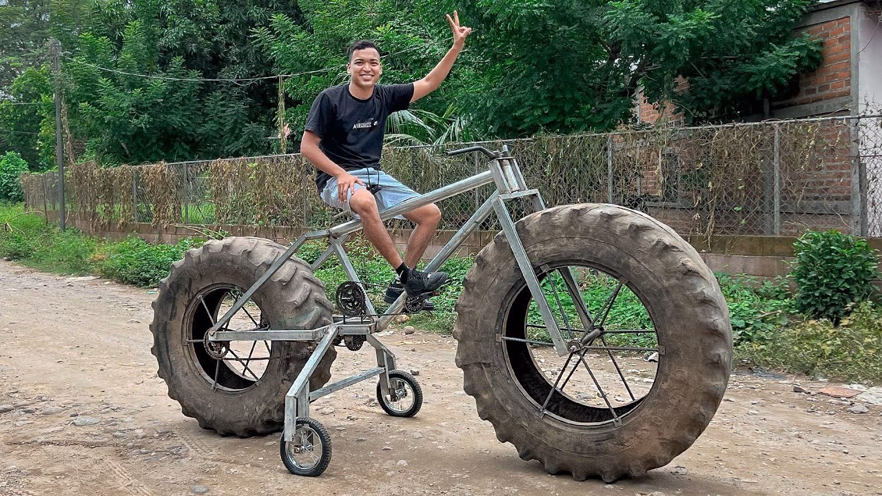 ¿Un neumático de coche es como un neumático de bicicleta?