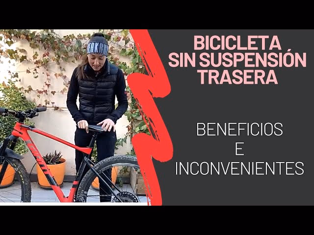 ¿Cuáles son las desventajas de la suspensión de la bicicleta?