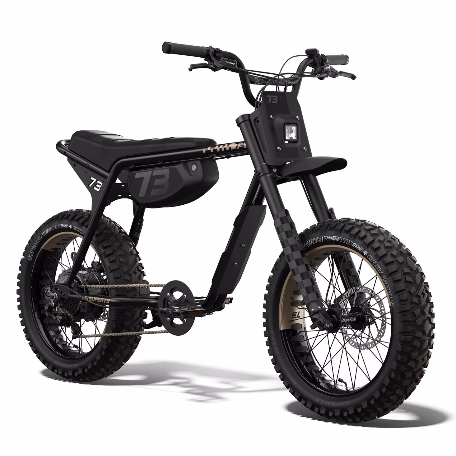 How fast does the SUPER73 e-bike go?