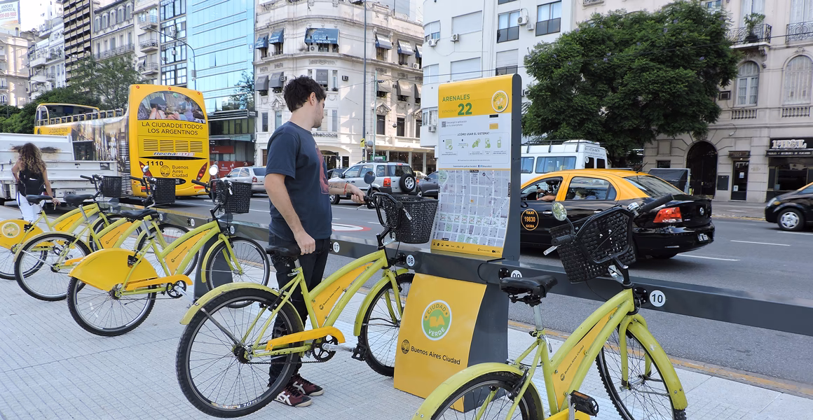 ¿Hay bicicletas urbanas en Buenos Aires?