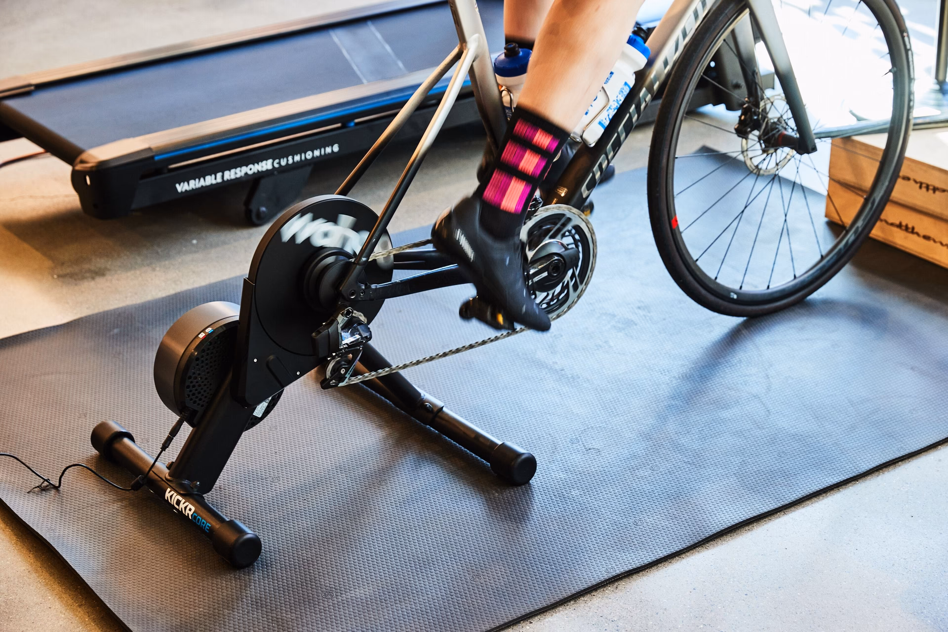 What is a bike trainer called?