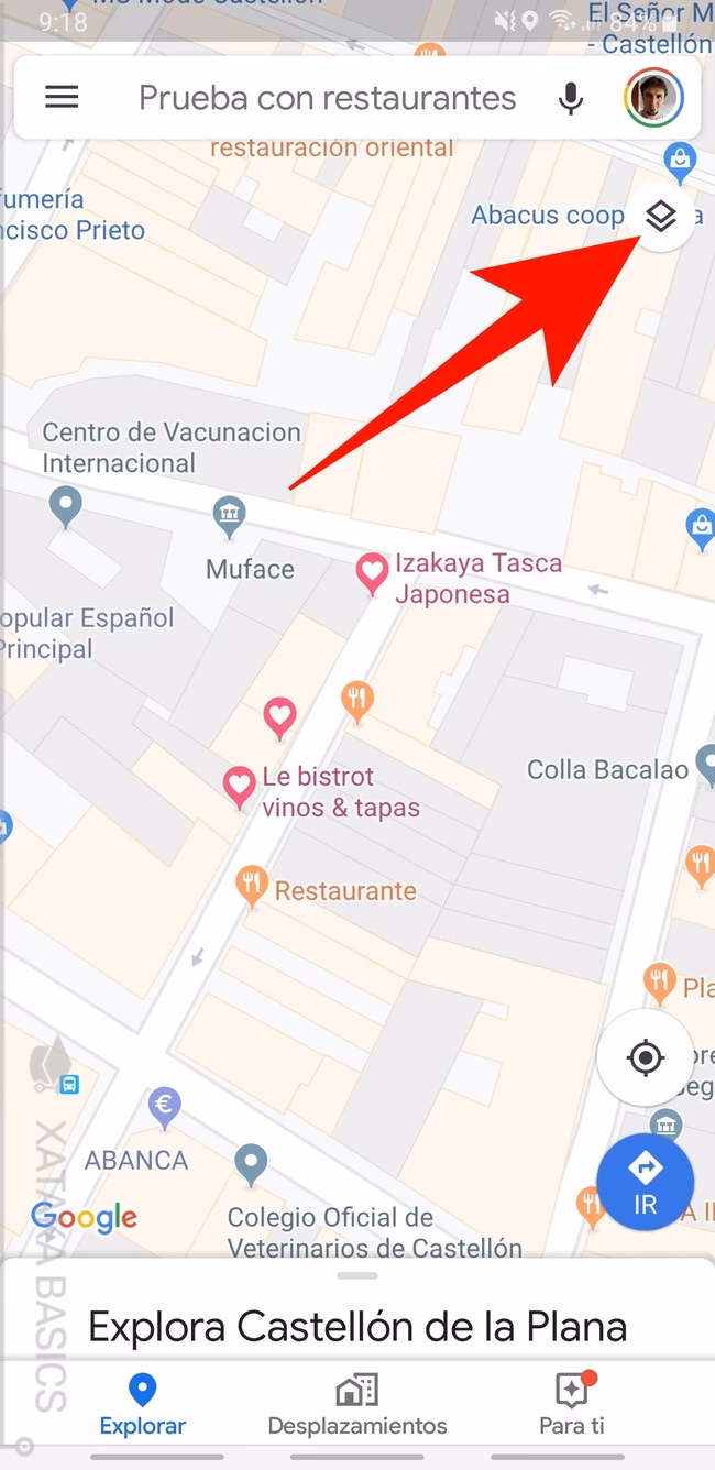 What is the location barcode for Google Maps?