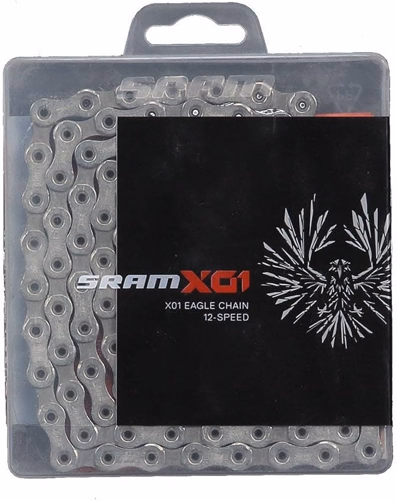 ¿Cuántos eslabones tiene una cadena de 12 velocidades SRAM?