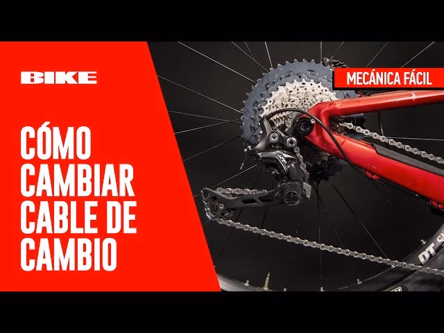 ¿Es fácil reemplazar un cable de cambio de bicicleta?