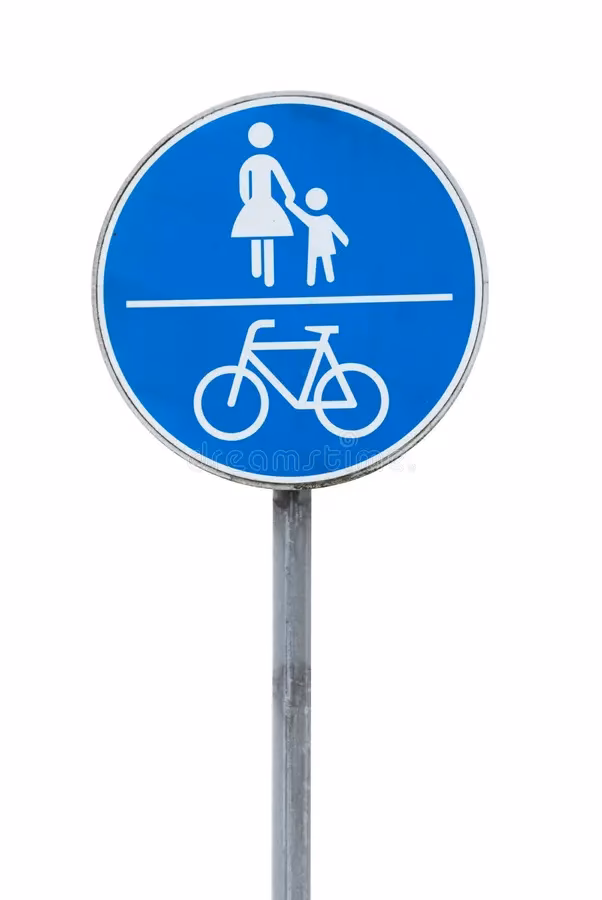 ¿Pueden los peatones caminar por un carril bici?