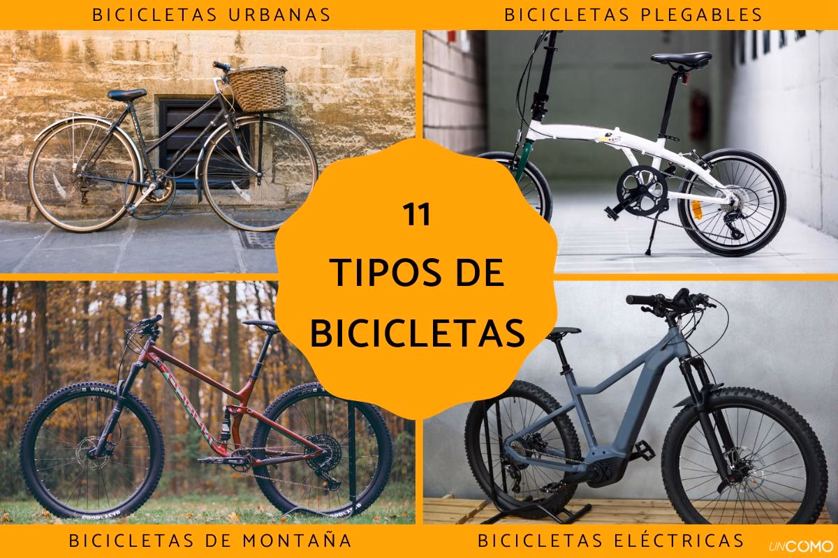 ¿Cómo se llaman las clases de bicicleta?