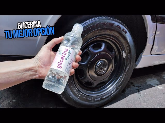 ¿Qué es bueno para hidratar las llantas?