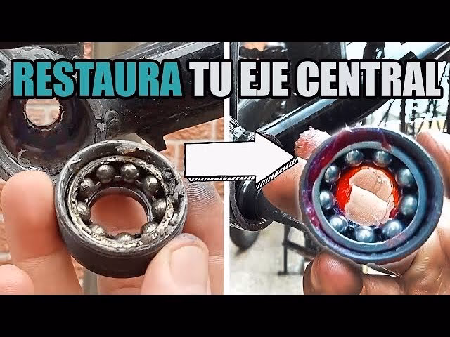 ¿Cómo se llama el eje central de una bicicleta?