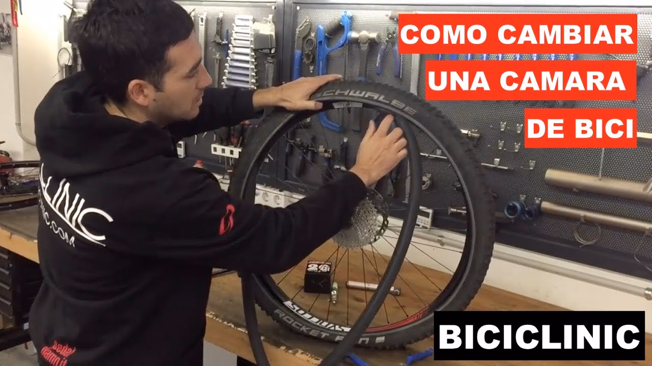 ¿Puedo reemplazar yo mismo una cámara de bicicleta?