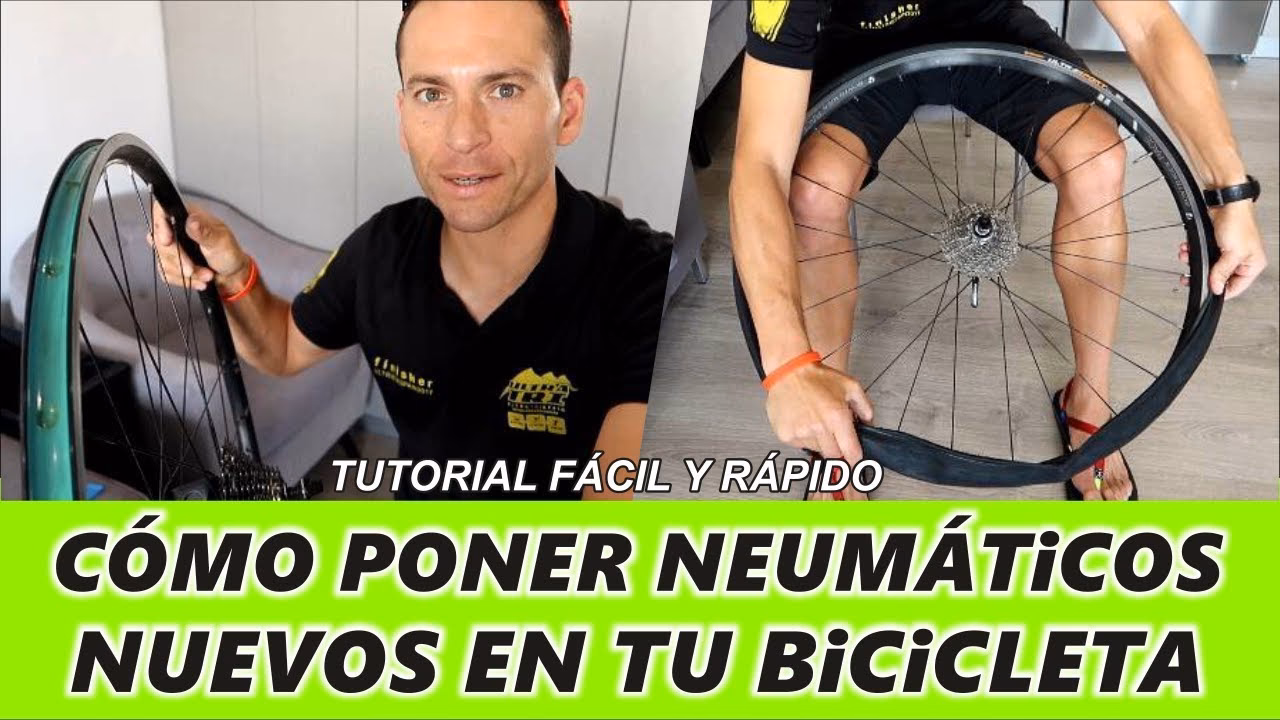 ¿Puedes cambiar los neumáticos de la bicicleta tú mismo?