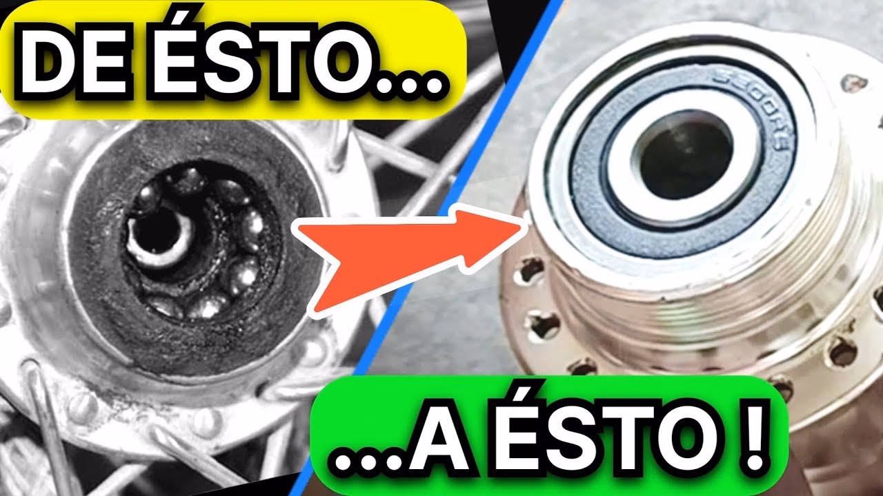 ¿Qué pasa si ando con los rodamientos malos?