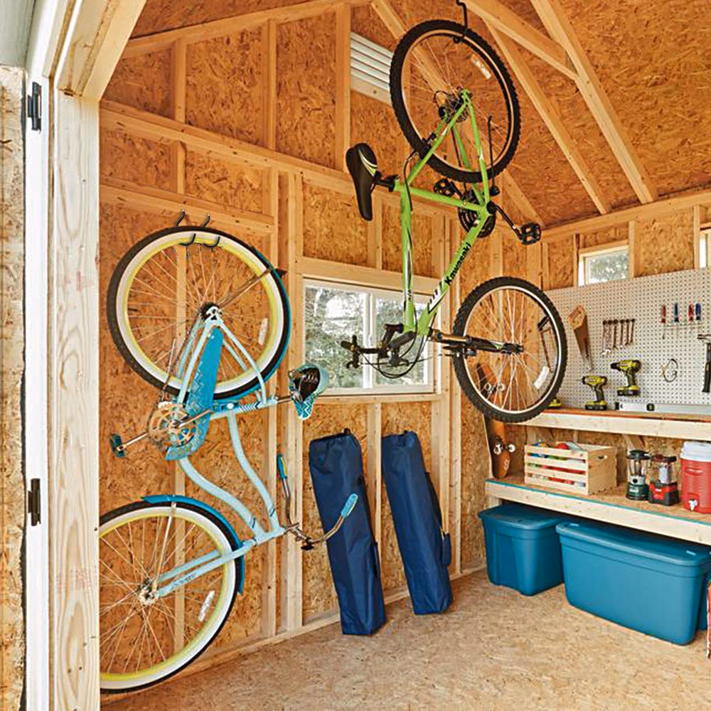 ¿Cómo se cuelgan las bicis en la pared?