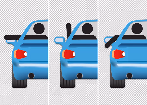 ¿Cuál es la señal con el brazo para girar a la izquierda?