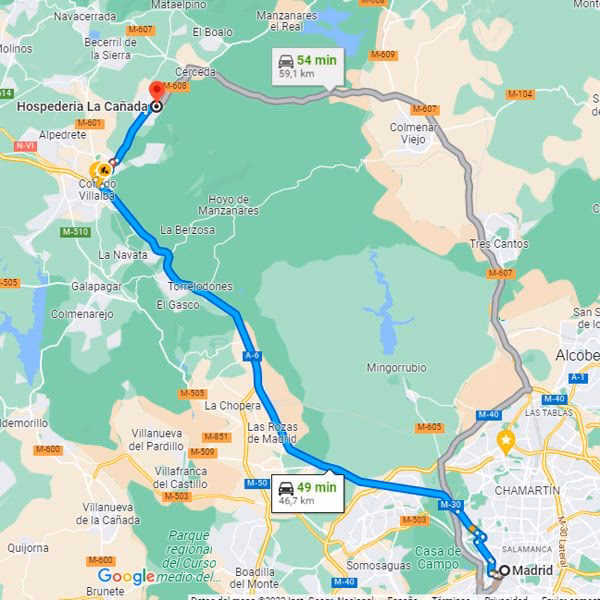 ¿Qué línea de metro llega a Colmenar Viejo?