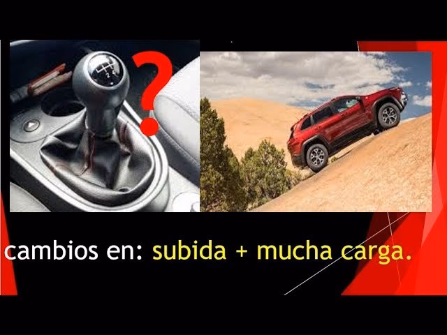 ¿Qué marcha se debe utilizar en subida?