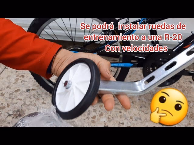 ¿Se pueden poner ruedas de entrenamiento en bicicletas con cambios?