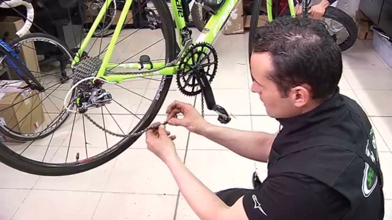 ¿Cómo unir una cadena de bicicleta?