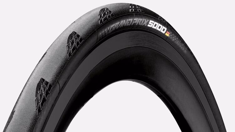 What is the recommended pressure for the Continental GP5000 28mm?