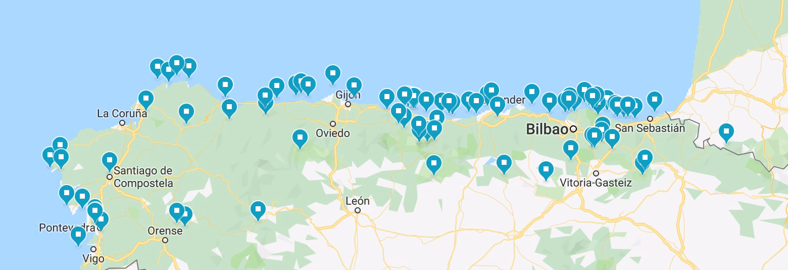 ¿Cuáles son las ciudades del norte de España?