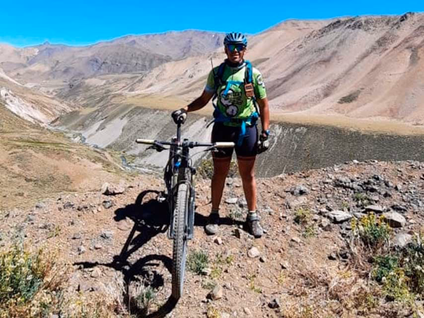 ¿Cuántos kilómetros hay en el cruce de los Andes?