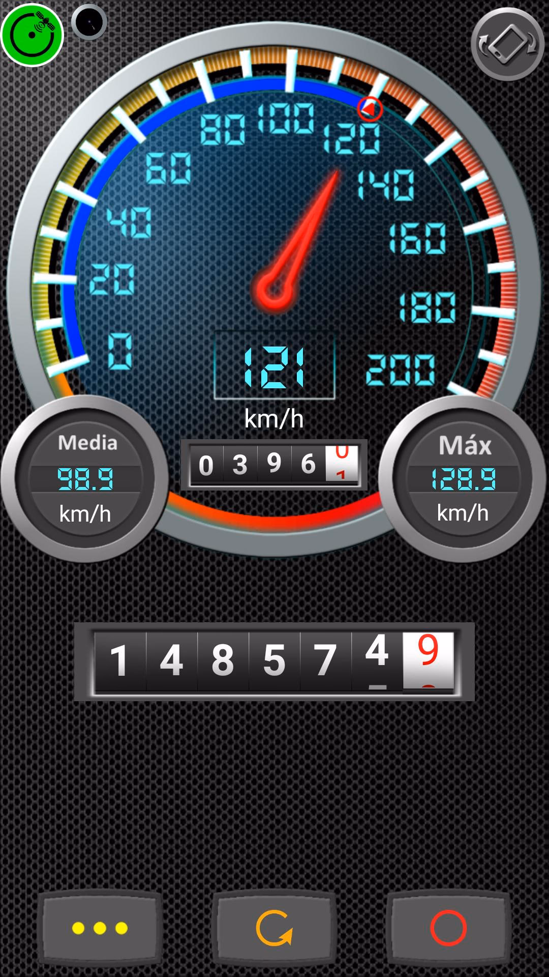 ¿Puedo usar mi teléfono como odómetro?