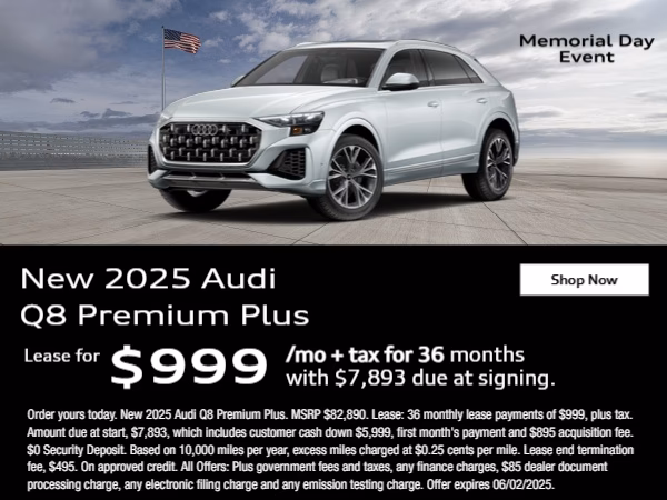 What Audi has $7500 EV lease bonus?