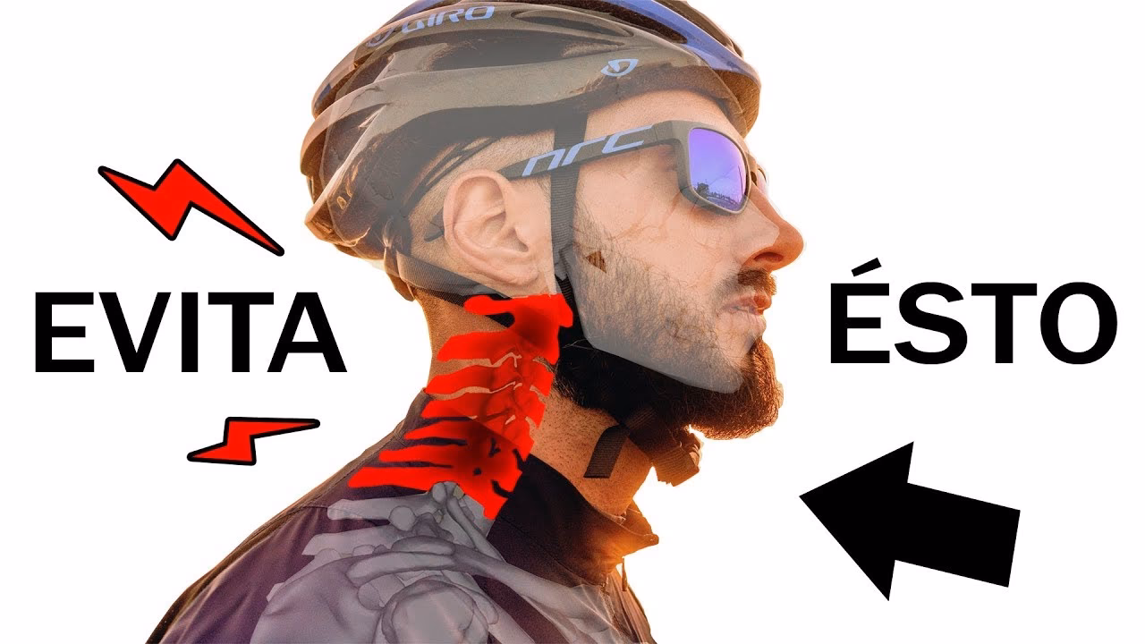 ¿Por qué me duele el cuello en la bicicleta?