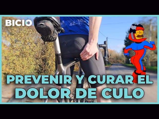 ¿Cómo aliviar el dolor de glúteos después de montar en bicicleta?