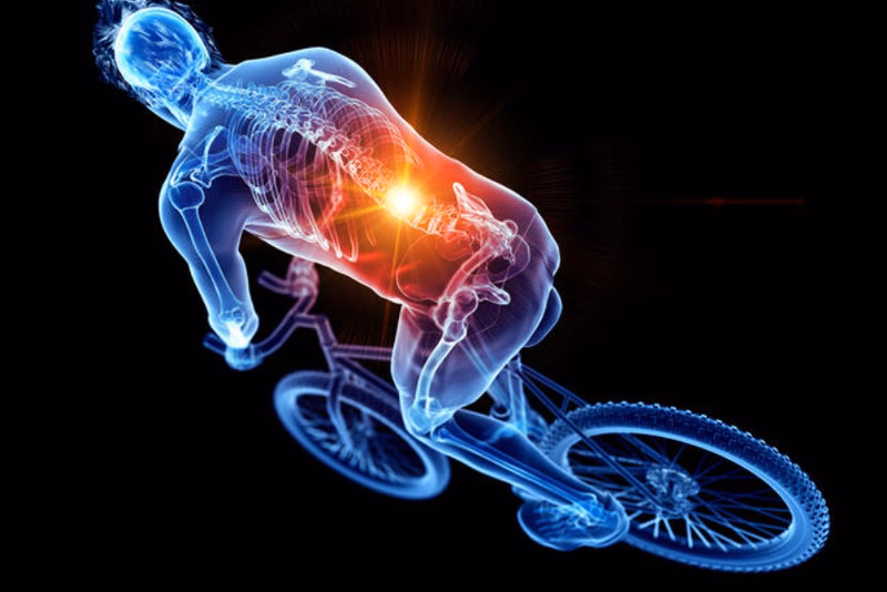 ¿Cuál es la mejor posición de bicicleta para el dolor lumbar?