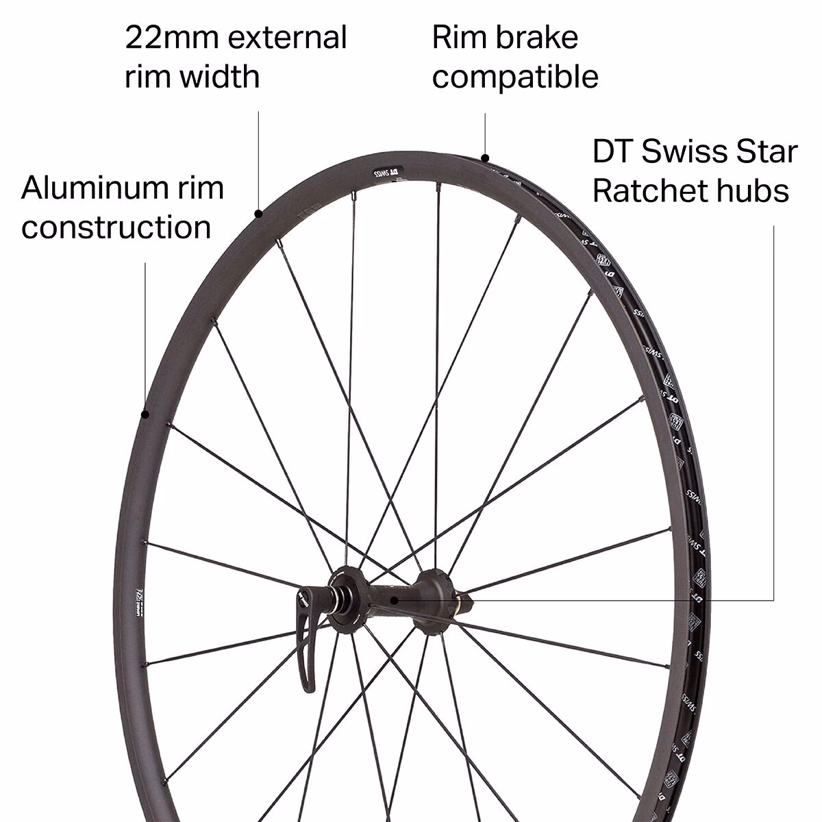 What material is the DT Swiss Arc 1400 Dicut made of?