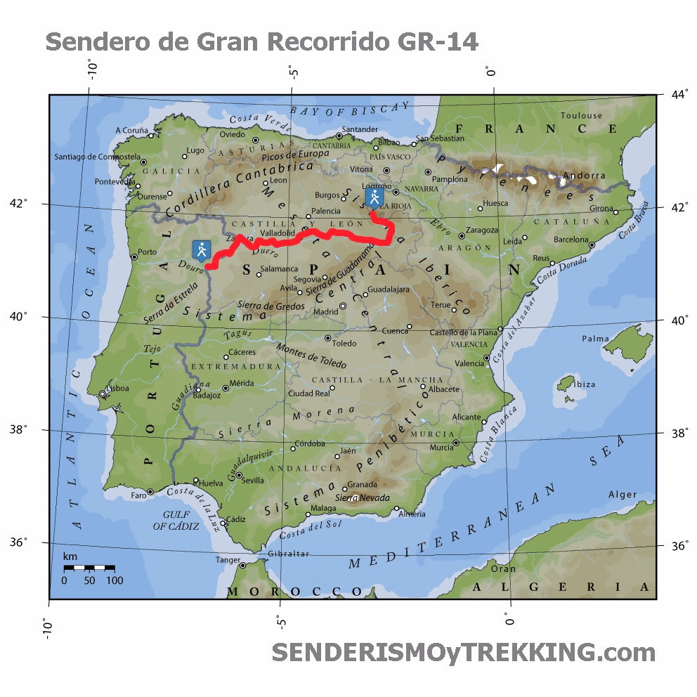 ¿Qué recorrido tiene el río Duero?