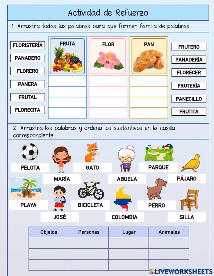 ¿Qué palabras se forman con bicicleta?