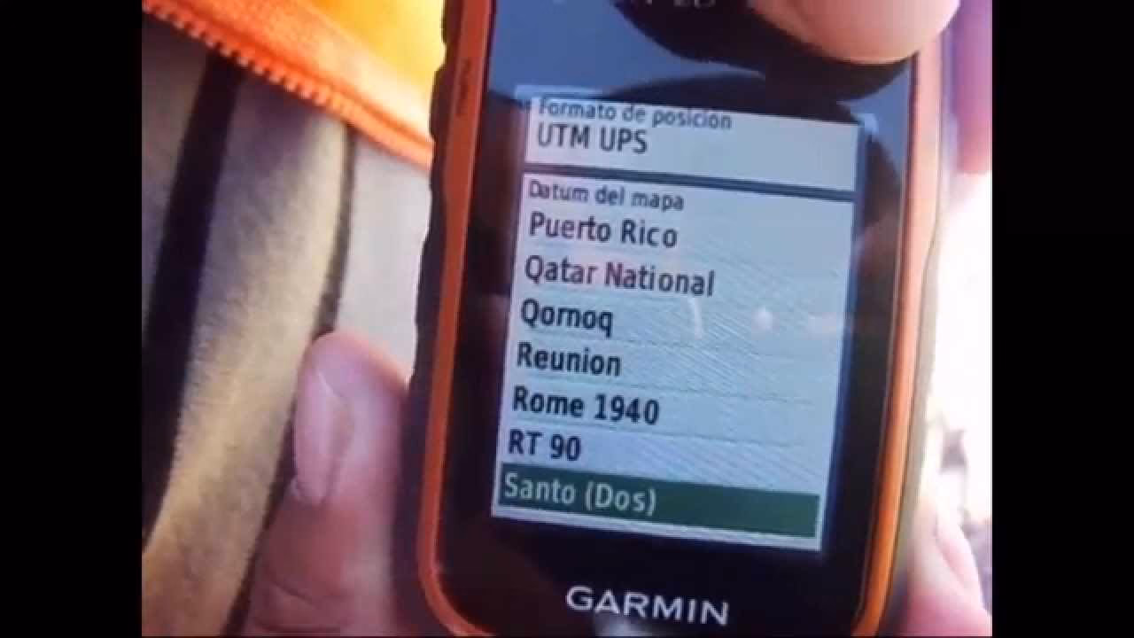 ¿Qué es el formato de posición en Garmin?
