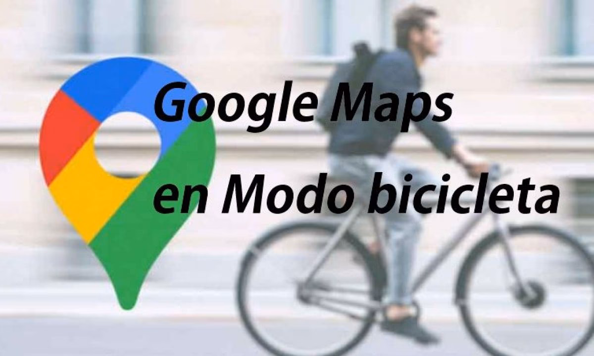 ¿Cómo cambio Google Maps al modo bicicleta?