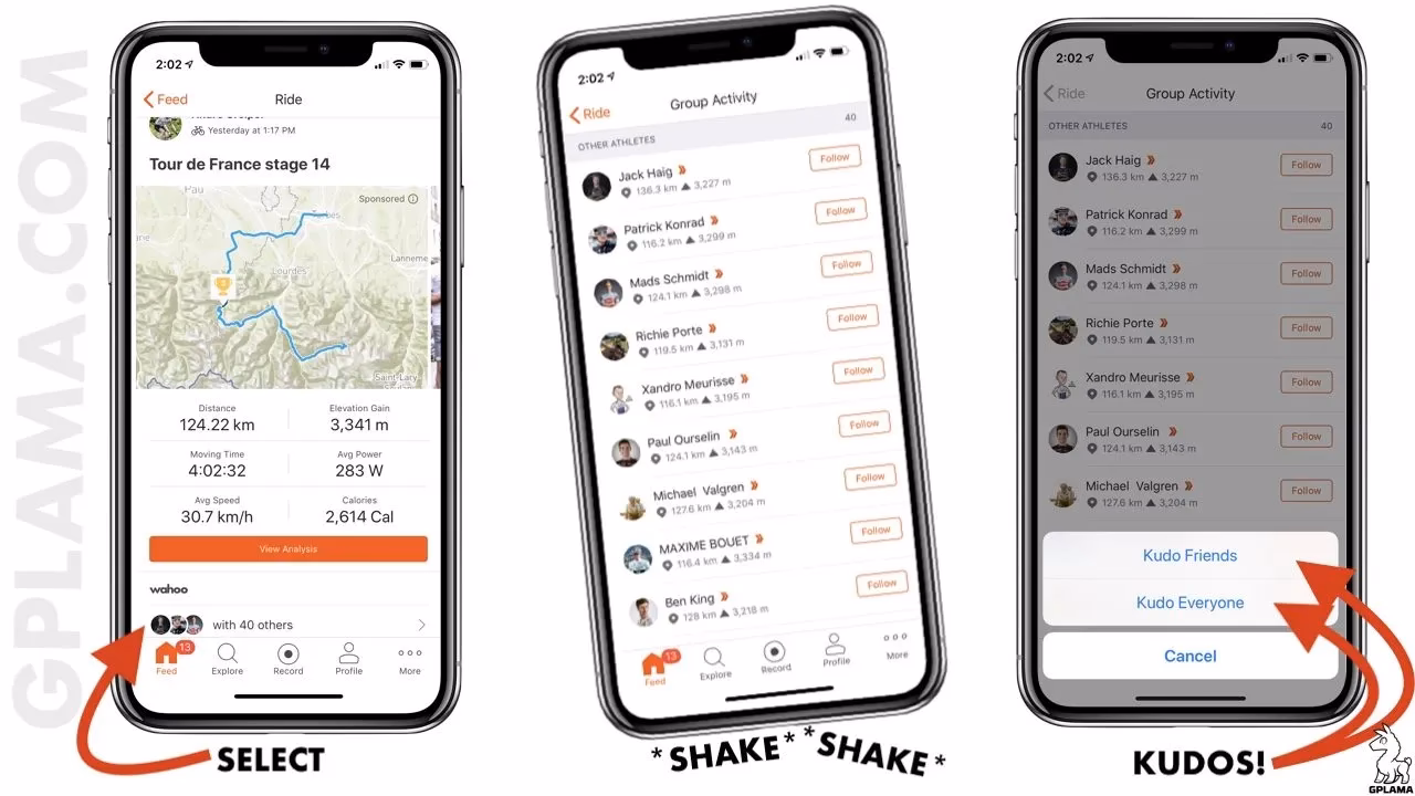 Why do random people give kudos on Strava?