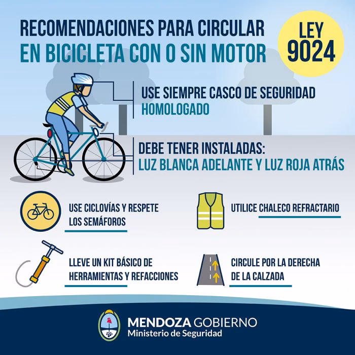 ¿Qué dice la ley de tránsito con respecto a la bicicleta?