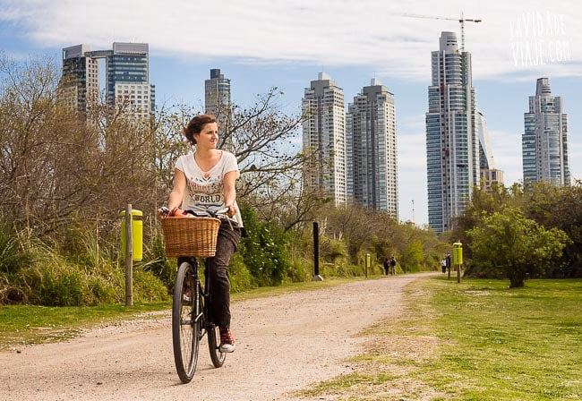 ¿Dónde puedo ir a andar en bicicleta en Buenos Aires?