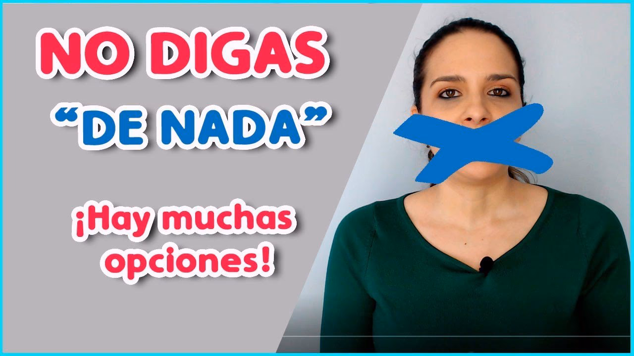 ¿Cómo responder a un gracias por la información?