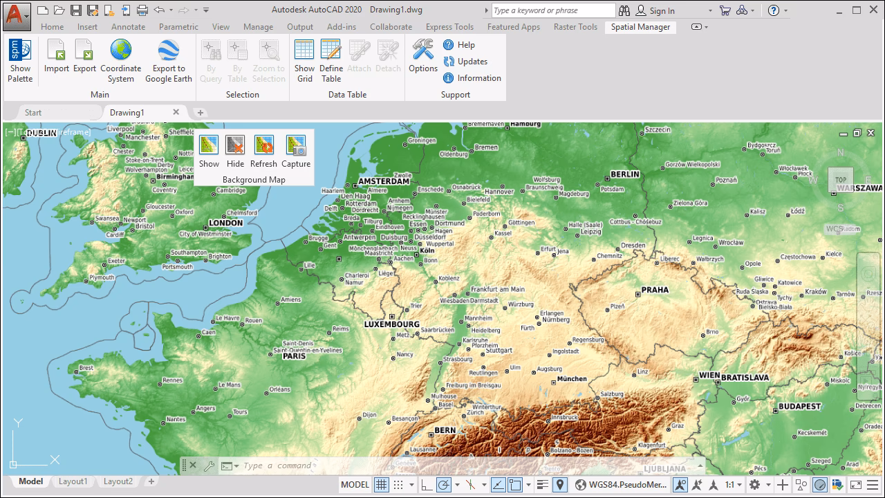 What is an open topo map?