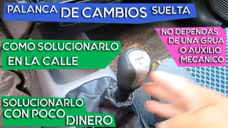 ¿Cuánto cuesta arreglar una palanca de cambios suelta?