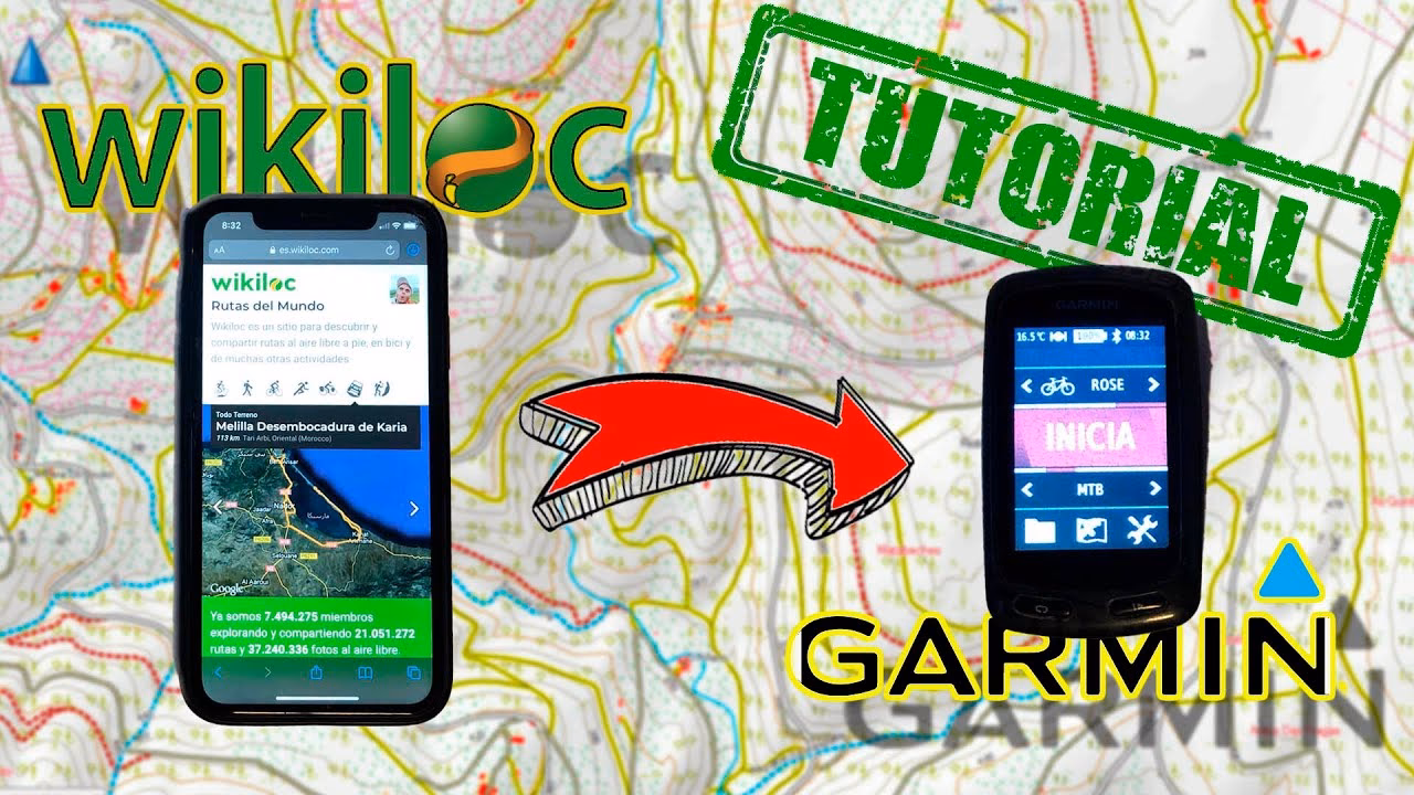 ¿Cómo pasar una ruta del Wikiloc al Garmin?