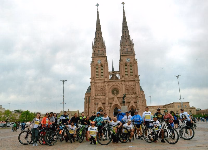 ¿Cuántos kilómetros es la peregrinación a Luján?